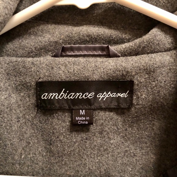 Women’s Gray Peacoat - Picture 3 of 3